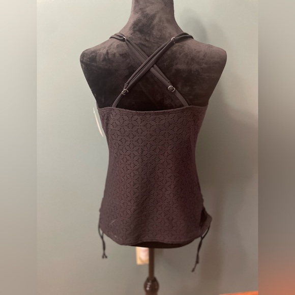 Scoop Neck Crochet Tankini - Picture 4 of 7